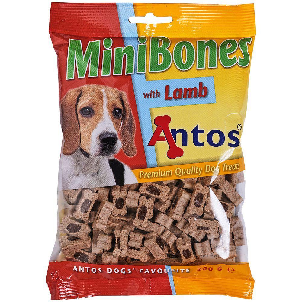 Antos - Bløde godbidder - Mini bones Lam 200g