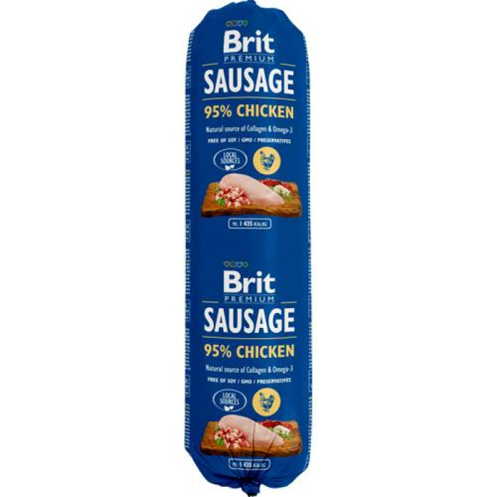 Brit - Foderpølse - m. Kylling 800g