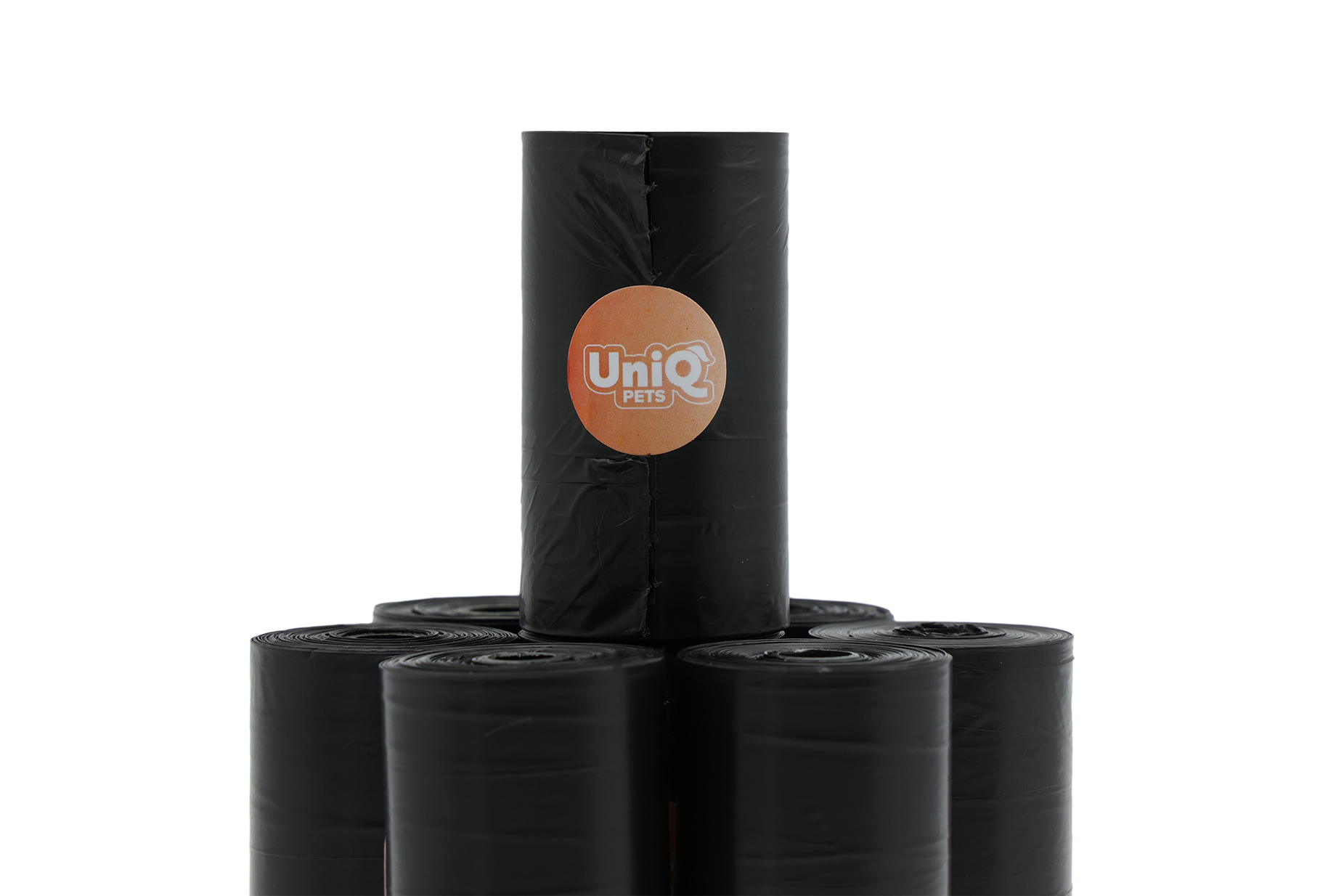 Høm Høm poser - 8 ruller á 20 stk. - Sorte