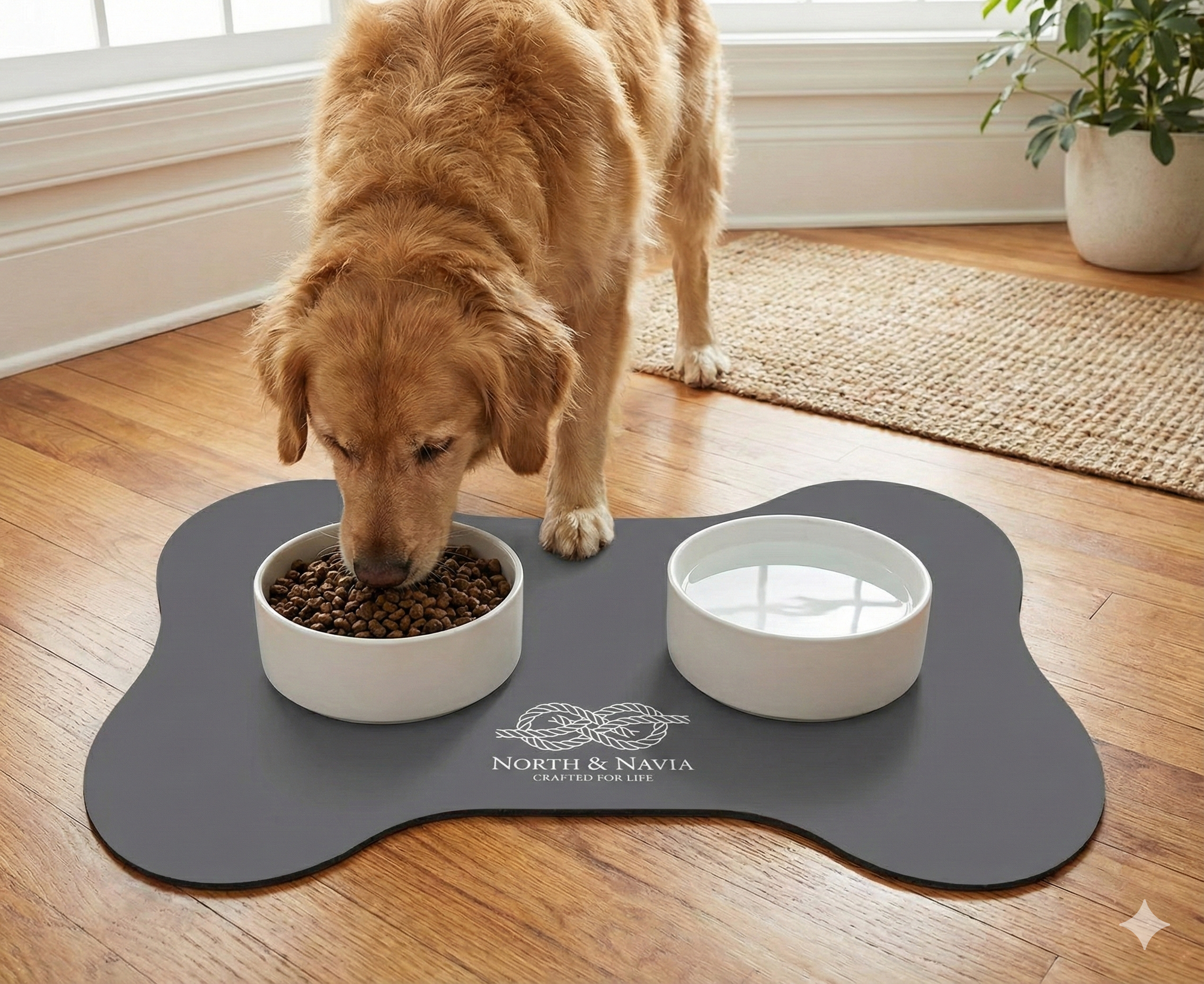 North & Navia - Skåleunderlag - Stone Grey