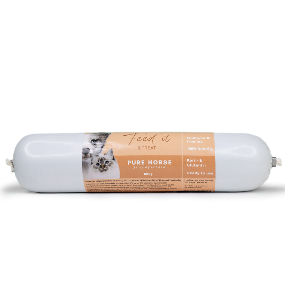 Feed'it - Foderpølse m. Hest -  800g