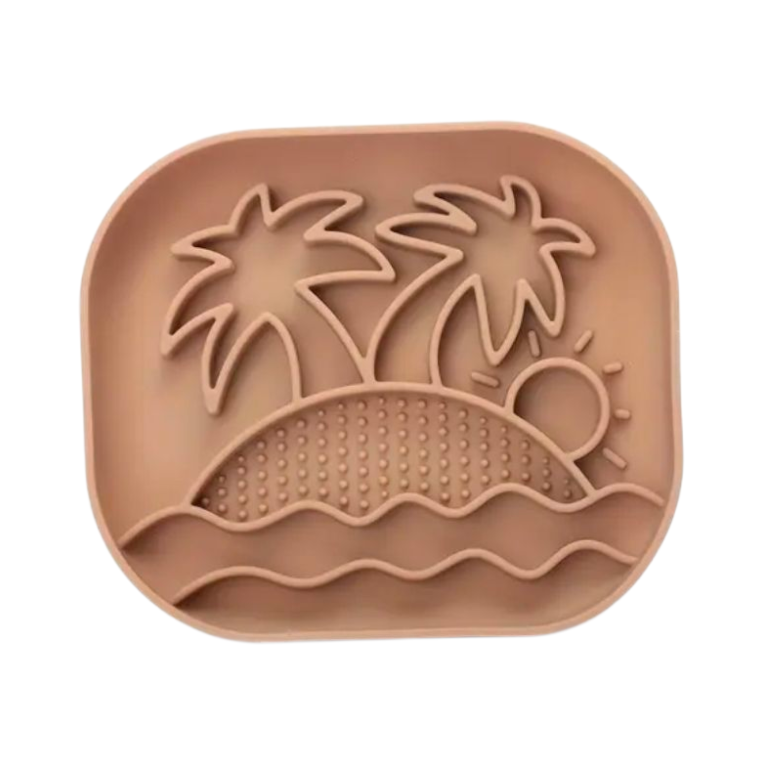 Slowfeeder/Slikkemåtte - Strand - Sand