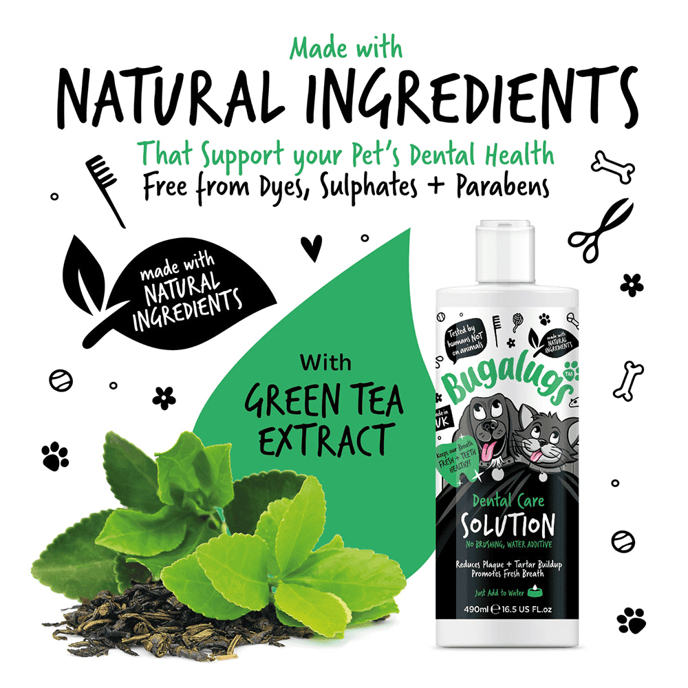 Bugalugs - Tandplejetilsætning til drikkevand - 490ml