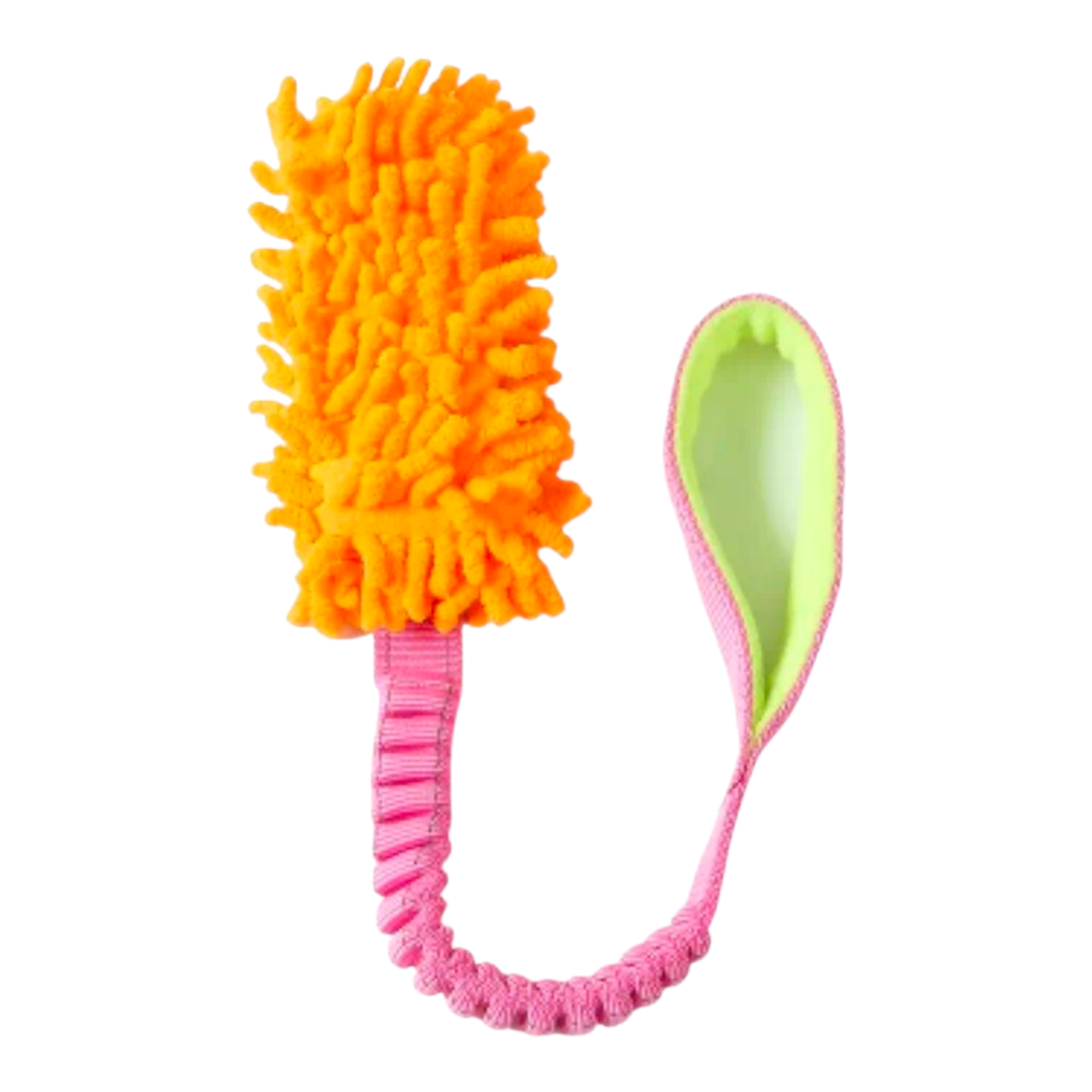 Elastisk træklegetøj - Orange/Pink