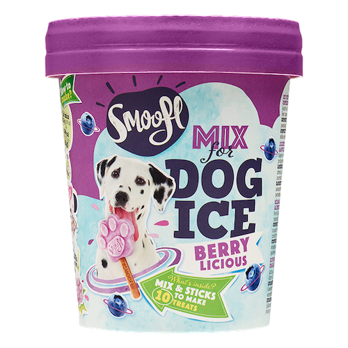 Smoofl - Ismix til hundeis - Blåbær