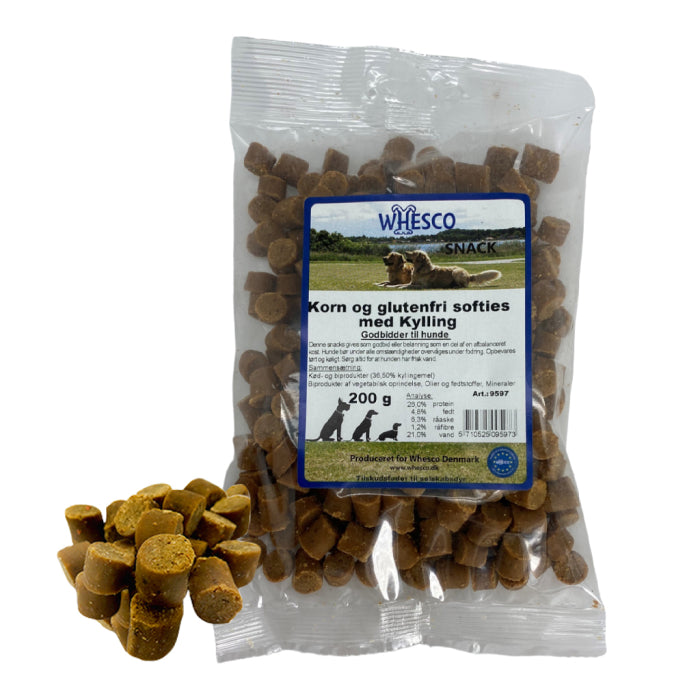 Whesco softies kornfri Godbidder Kylling 200g