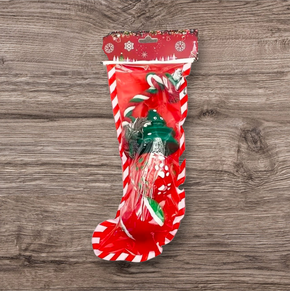 Julestok med legetøj