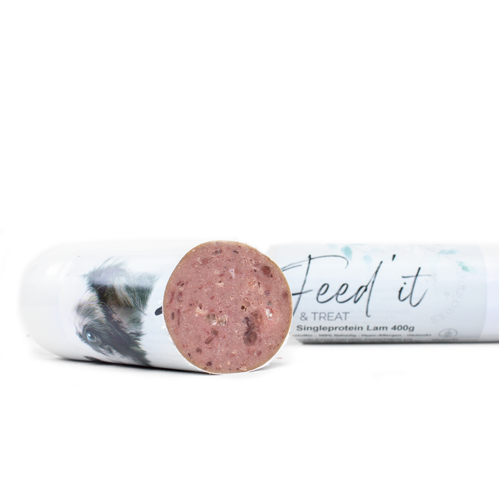 Feed'it - Foderpølse m. Lam -  400g