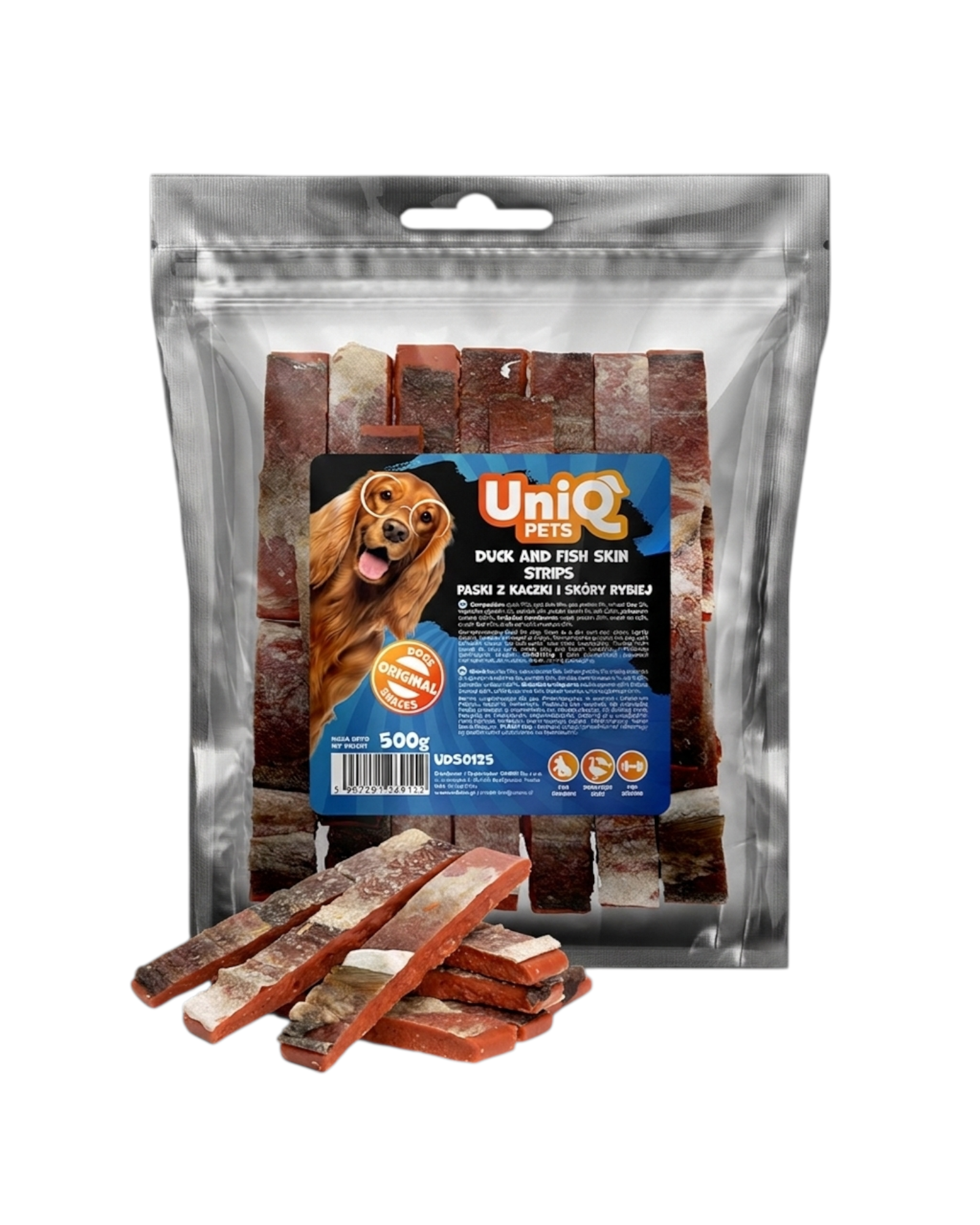 UniQ - Filetter m. And & Torskeskind - 500g