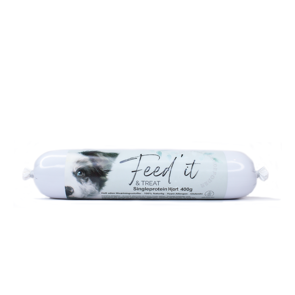 Feed'it - Foderpølse m. Hjort - 400g