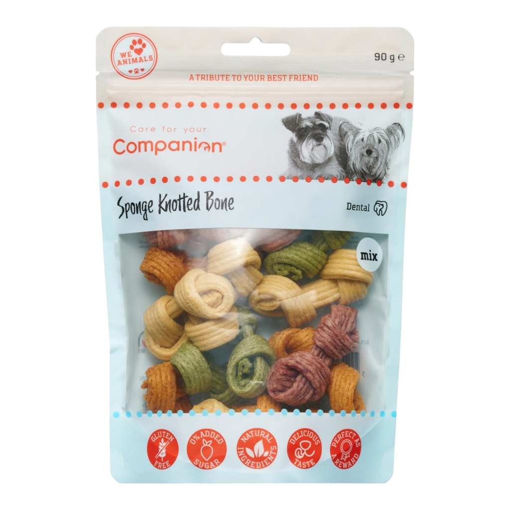 Companion - Dental - Bløde tygge knudeben - 90g