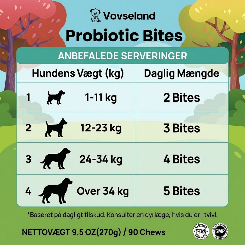 Vovseland - Tilskud - Probiotic Bites