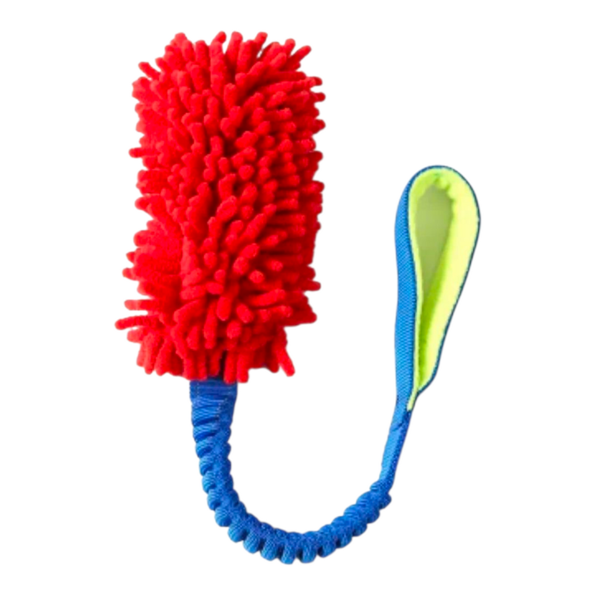 Elastisk træklegetøj - Rød/Blå