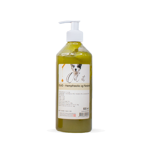 Oil'it - DUO Fårefedt & Hampfrøolie - 500ml