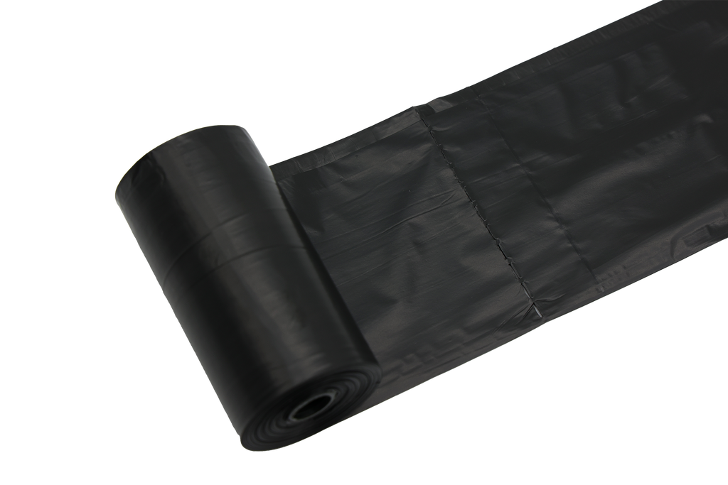 Høm Høm poser - 8 ruller á 20 stk. - Sorte