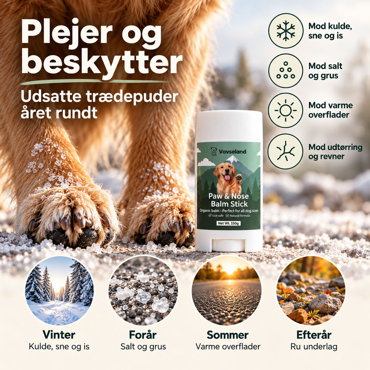 Vovseland - Snude & Pote Balsam - Stick