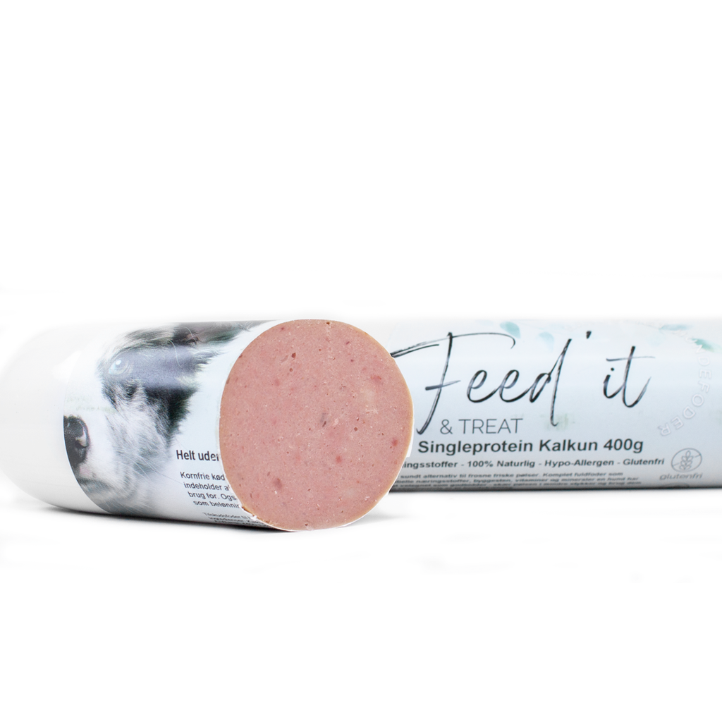Feed'it - Foderpølse m. Kalkun - 400g