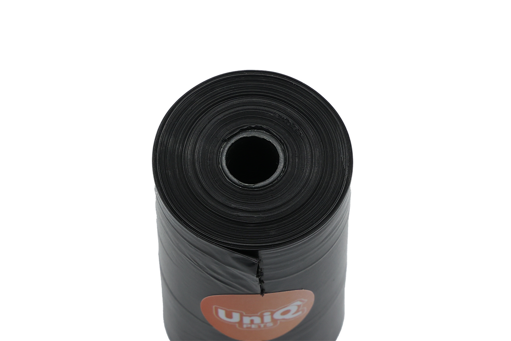 Høm Høm poser - 8 ruller á 20 stk. - Sorte