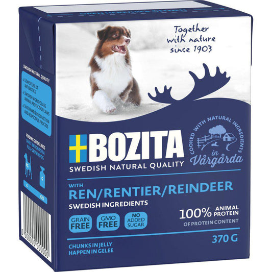 Bozita - Naturligt vådfoder Kornfri m. Rensdyr 370 g