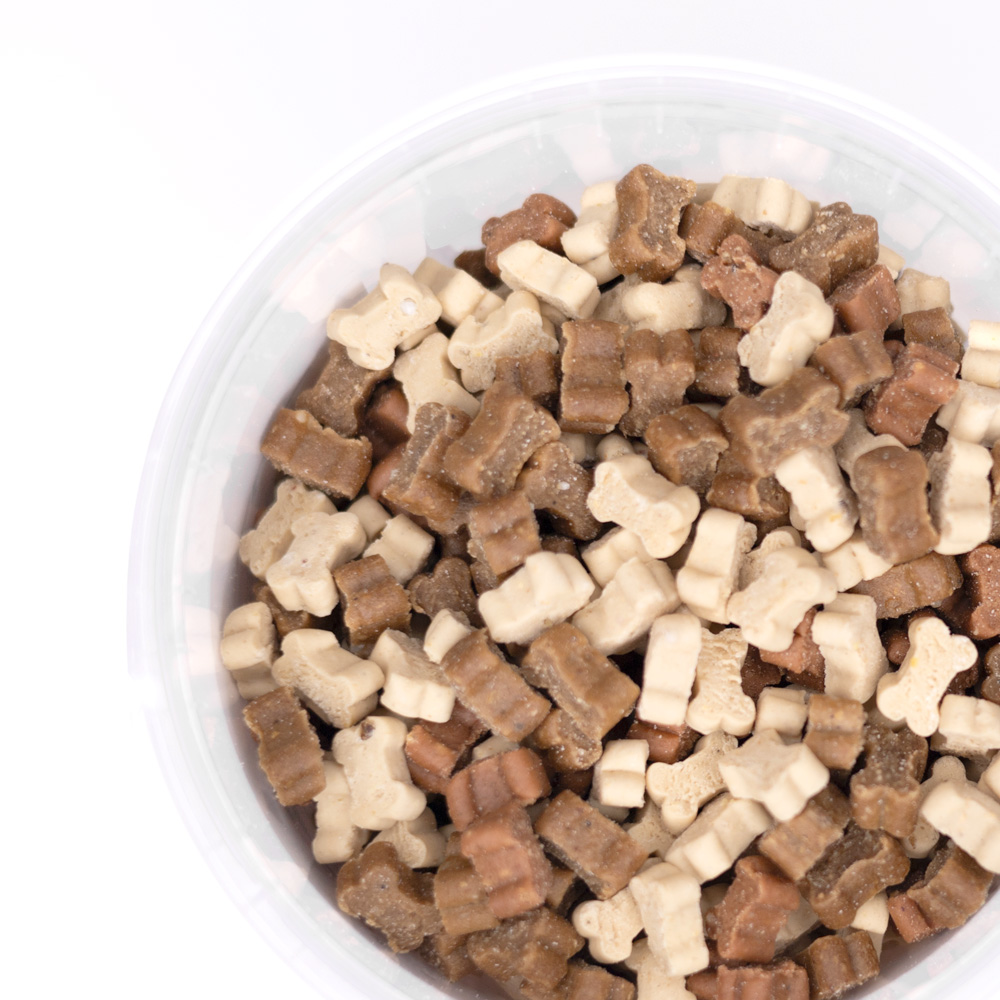 Snack’it - Semi-Moist - Bløde godbidder Mini Bones Puppymix - 500g