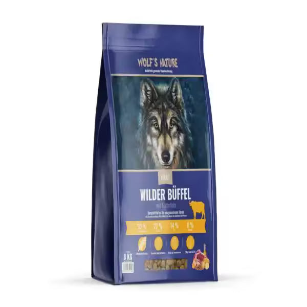 Wolf's Nature - Tørfoder - Vandbøffel - 8kg. (Voksen)