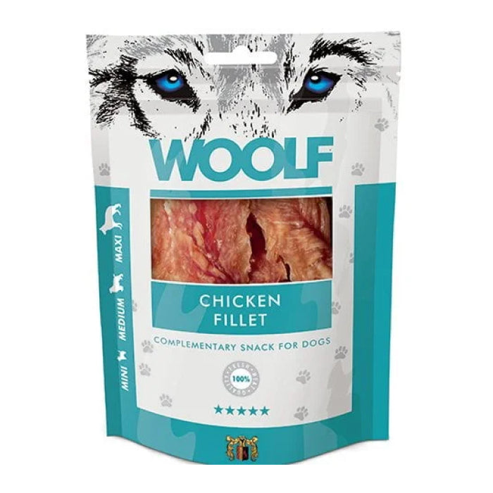 Woolf - Naturlige godbidder - Kyllinge Fillet - 100g