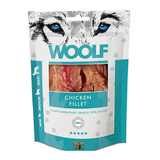 Woolf Naturlige godbidder Chicken Fillet Kylling 100g