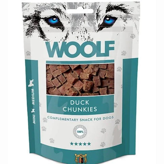 Woolf Naturlige godbidder Duck Chunkies And 100g