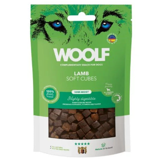 Woolf Naturlige godbidder Soft Cubes lam 100g